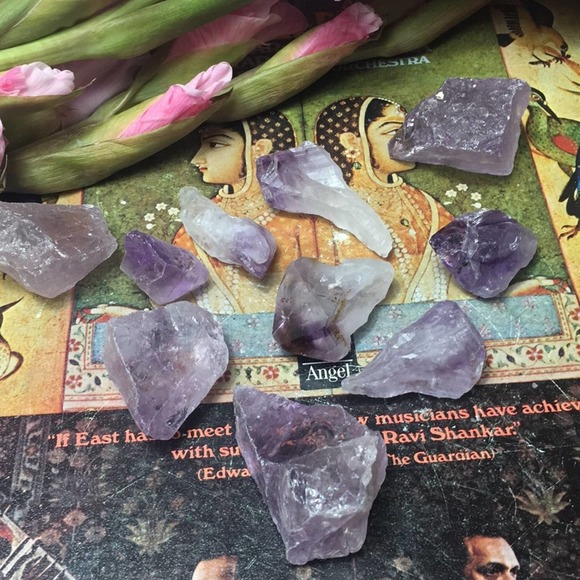 Amethyst Points Stones PROTECTION NWOT 15 Pcs - Picture 3 of 7